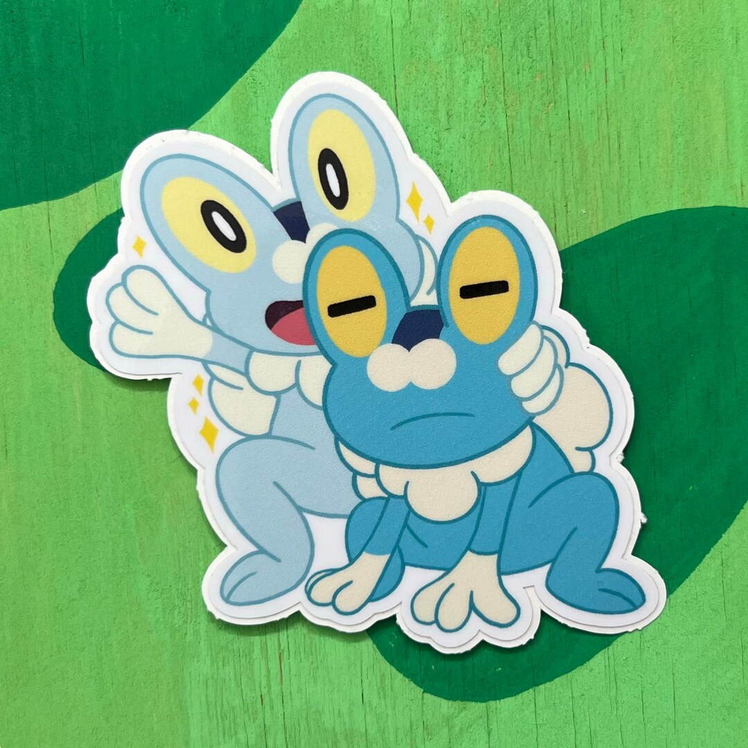 Pokemon GO Community Day Froakie Sticker Etsy