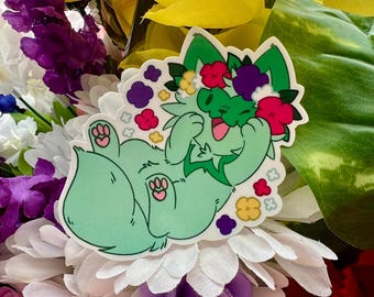 Frühling Sprigatito Aufkleber