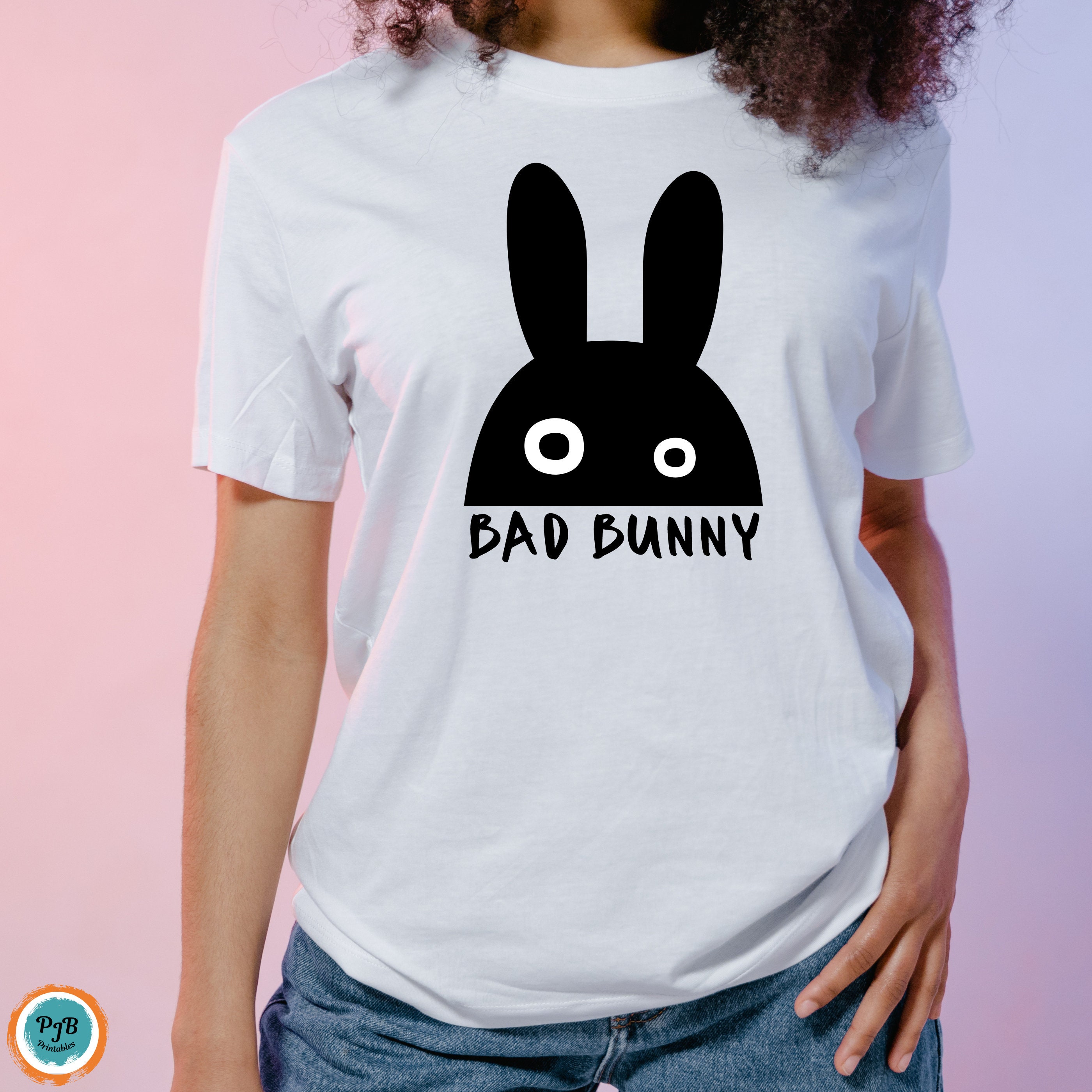 Bad Bunny Svg Rabbit's Head Silhouette Png Dxf Eps - Etsy
