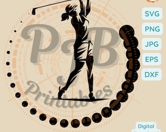 Golf SVG sports gifts for golfers svg golf sublimation design for Cricut golf ball svg female golfer svg golf lover gifts for laser dxf file