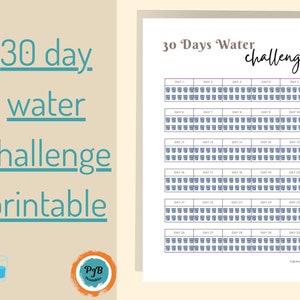 Water intake tracker daily water tracker hydration reminder drinking challenge health tracker printable water journal health and wellness