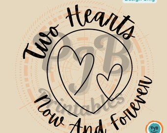Wedding hearts SVG file for cnc sign template PNG for sublimation two hearts becoming one marriage saying SVG Mr and Mrs intertwined hearts