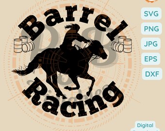 Barrel racing PNG country western cowgirl silhouette SVG Cricut cowboy rodeo png horse rider svg equestrian gift ideas barrel racer clipart