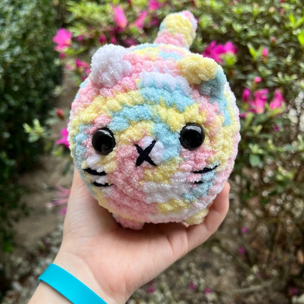 Adorable Soft Cat Loaf Plush Crochet Plush Soft Toy Custom Unique Gift Birthday Gift Handmade Gift