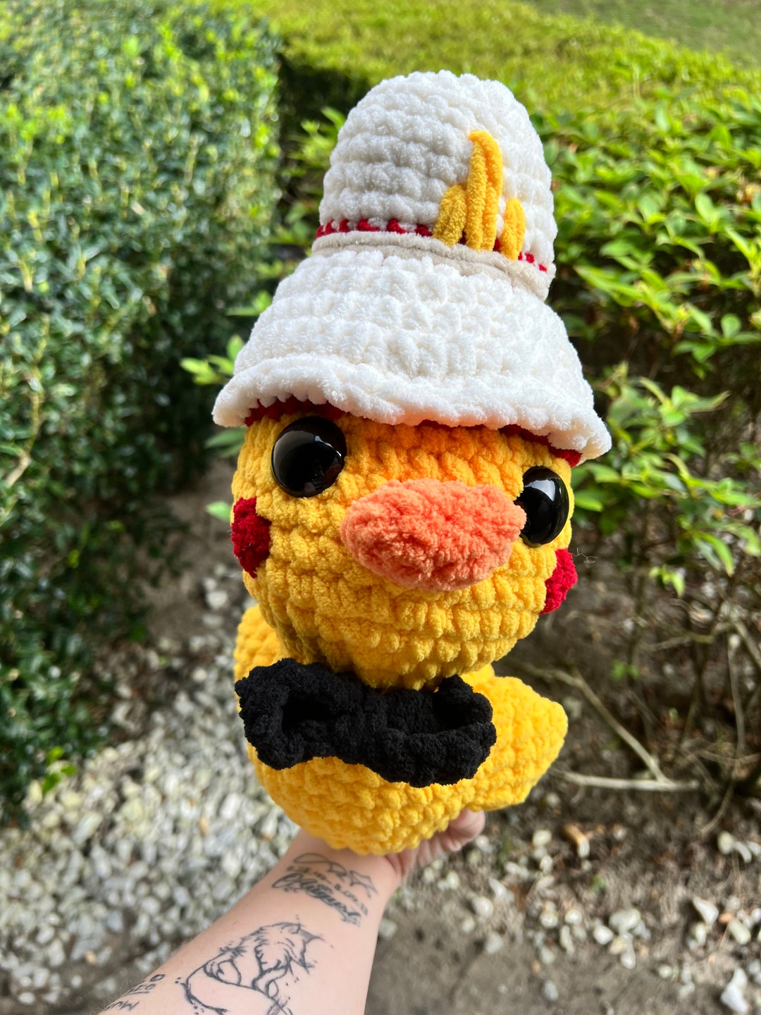Hazbin Hotel Lucifer Rubber Duck Crochet Plush Soft Toy Birthday Gift ...