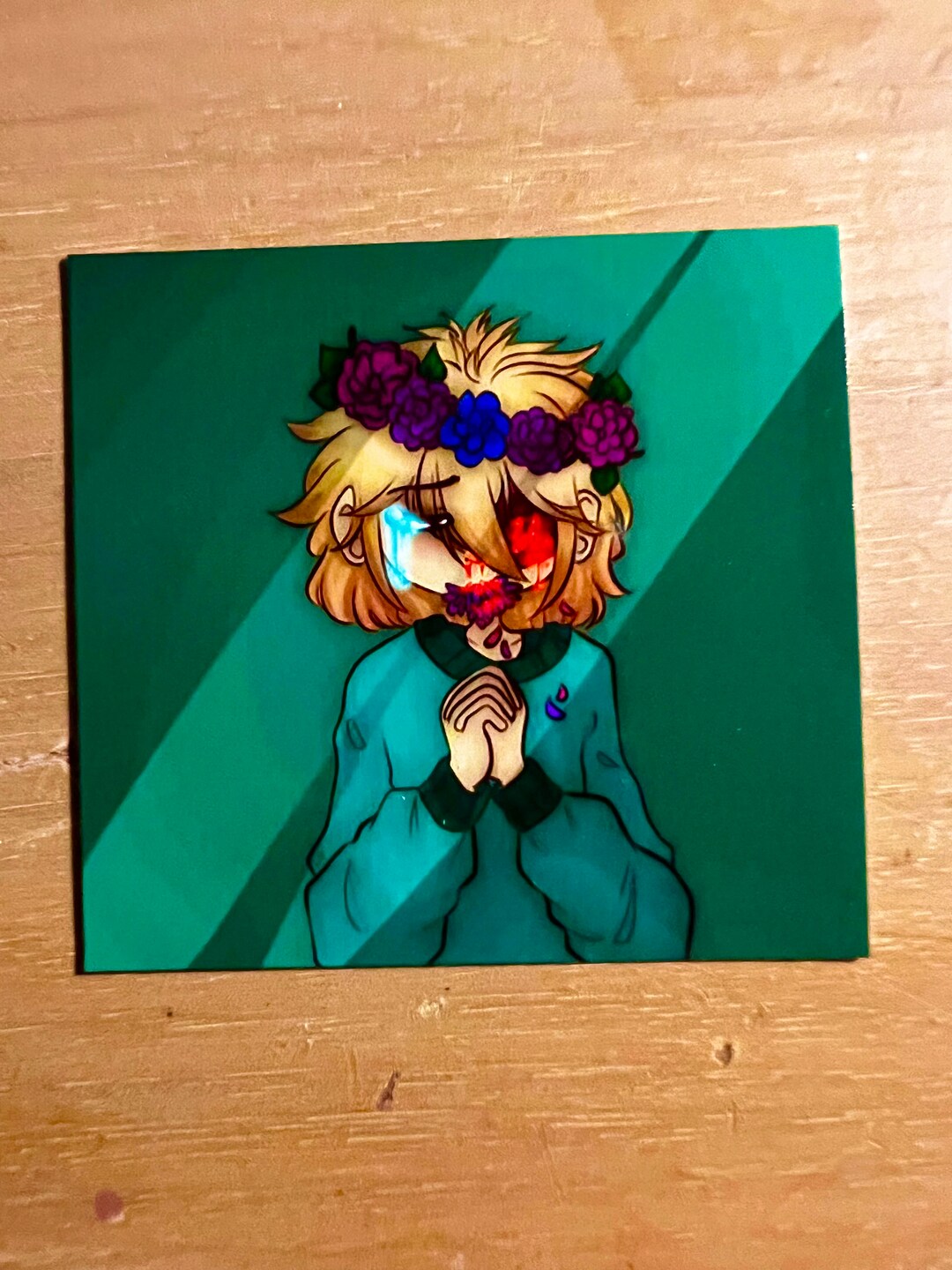 Flower Sickness MINI PRINT Art Print Character Blood Etsy