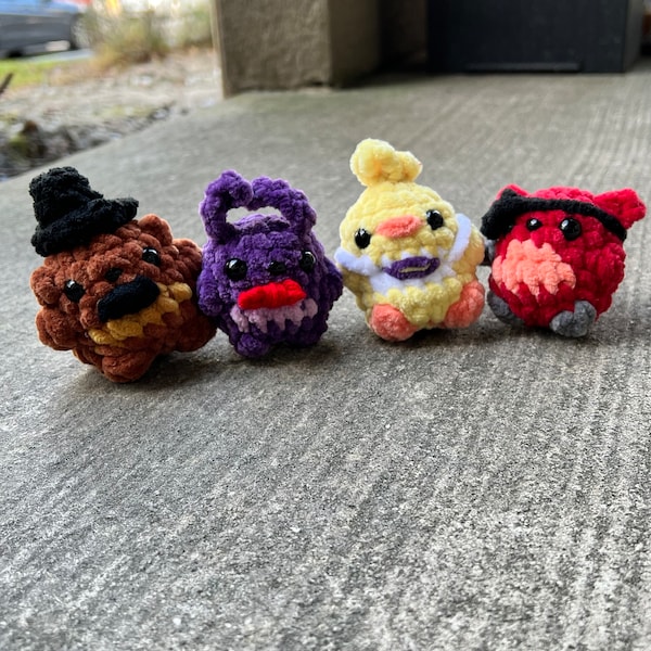 FNAF Crochet Plush Amigurumi Birthday Gift Party Favor Friend Gift