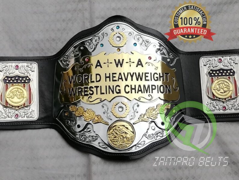 AWA World Heavy Weight Wrestling Championship Replica Belt Title 4MM