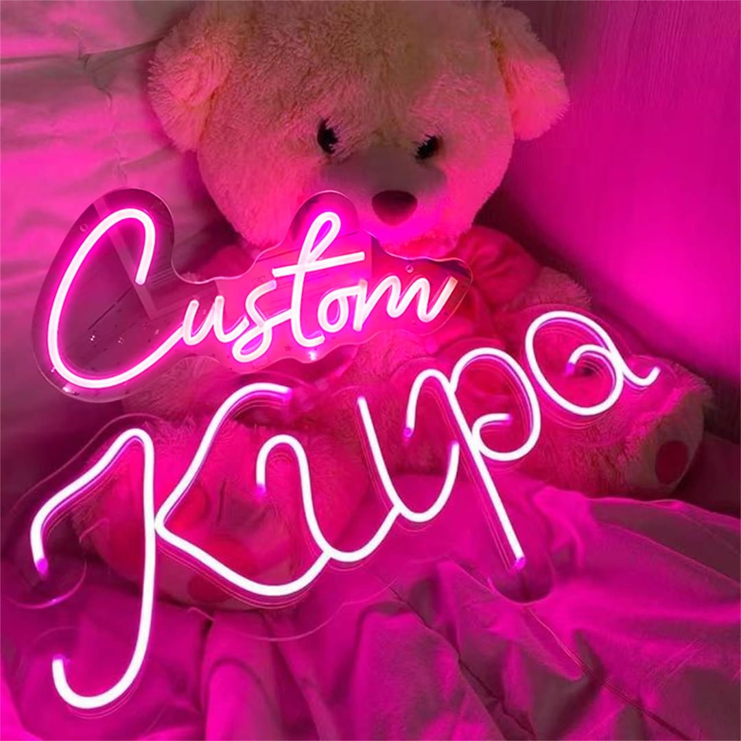 Custom Neon Sign Wedding Neon Signs Personalized Gifts Name Neon Signs