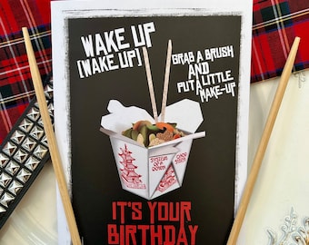 System Of A Down Birthday Card: Chop Suey Lyrics, Elder Emo