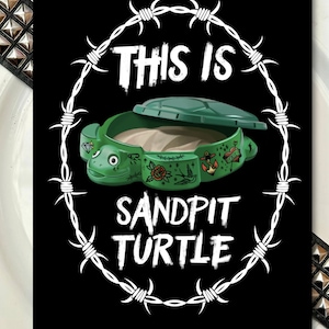 SandPit Turtle, A4 print, Sempiternal, Bring Me The Horizon  emo, metal music, gothic, tattoo inspired