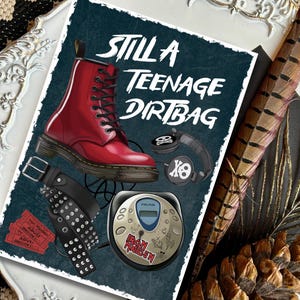 Tarjeta de cumpleaños de Still a Teenage Dirtbag: emo, punk y pop nostálgico, alternativo