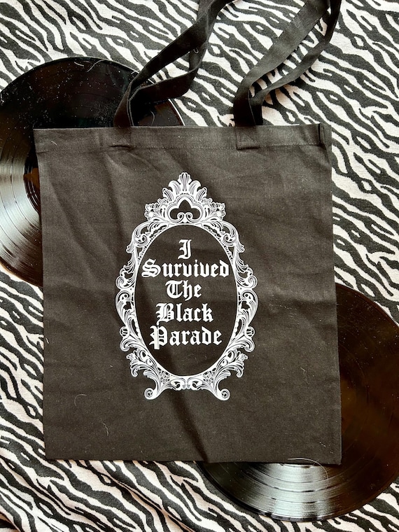 My Chemical Romance Tote Bag: I Survived The Black Parade, Gothic Emo Shopper