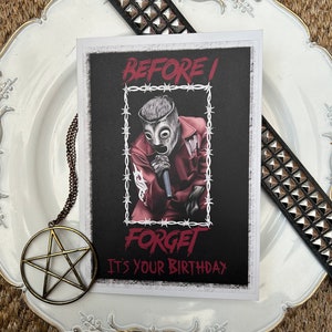 Carte d'anniversaire Before I Forget, Emo, Heavy Metal, Rock.
