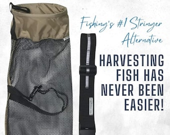 New pan fishing stringers are innovative stringer alternatives. It&#39;s clip-on, soft-sided, mobile harvest net/creel that is US-made.
