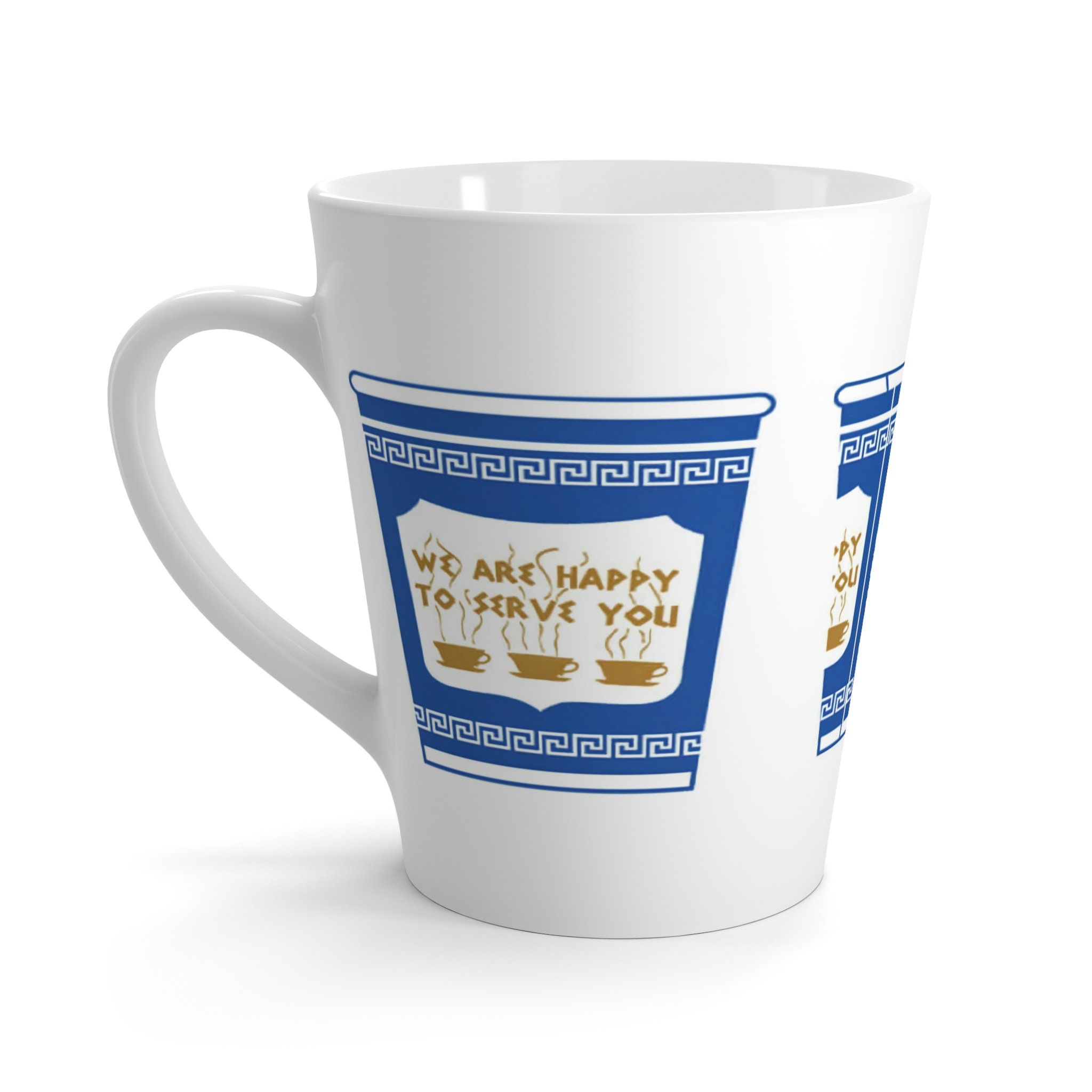 NY Coffee Cup we Are Happy to Serve You Art Print New York City