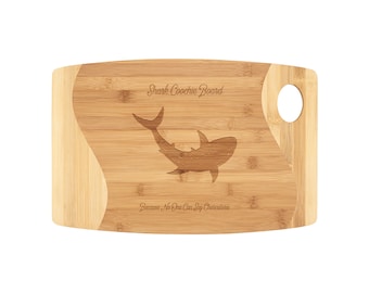 Tabla de cortar de bambú Shark Coochie