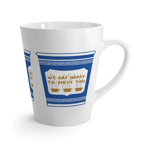 Nyc Greek Coffee Cup Etsy