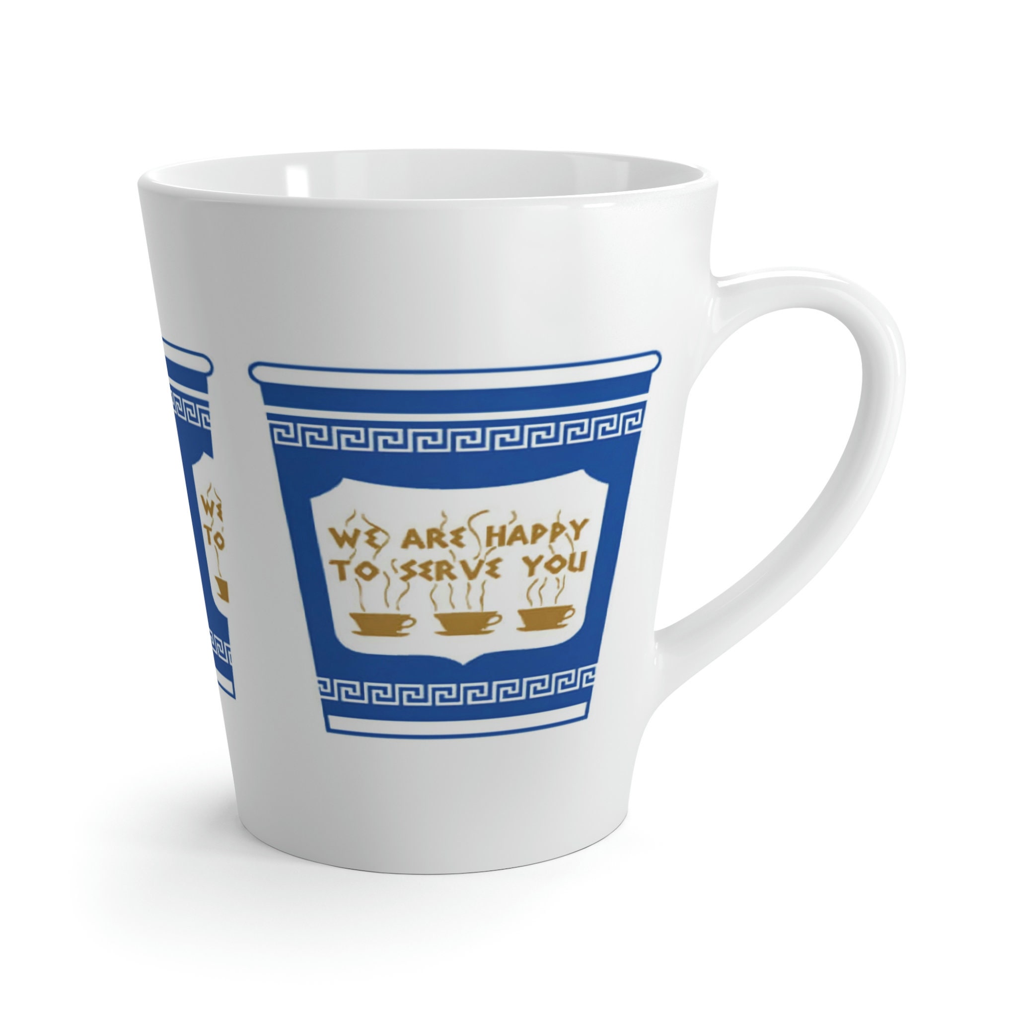 We Are Happy to Serve You NYC Coffee Cup 