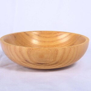Handcrafted Mulberry Wood Bowl: Golden Hue, Food Safe