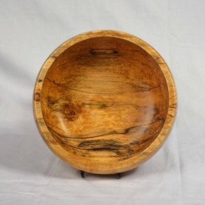 Spalted Maple Bowl / Salad Bowl / Display Bowl / Fruit Bowl