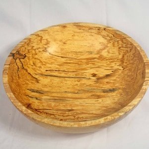 Spalted Maple Bowl / Salad Bowl / Display Bowl / Fruit Bowl / Centerpiece