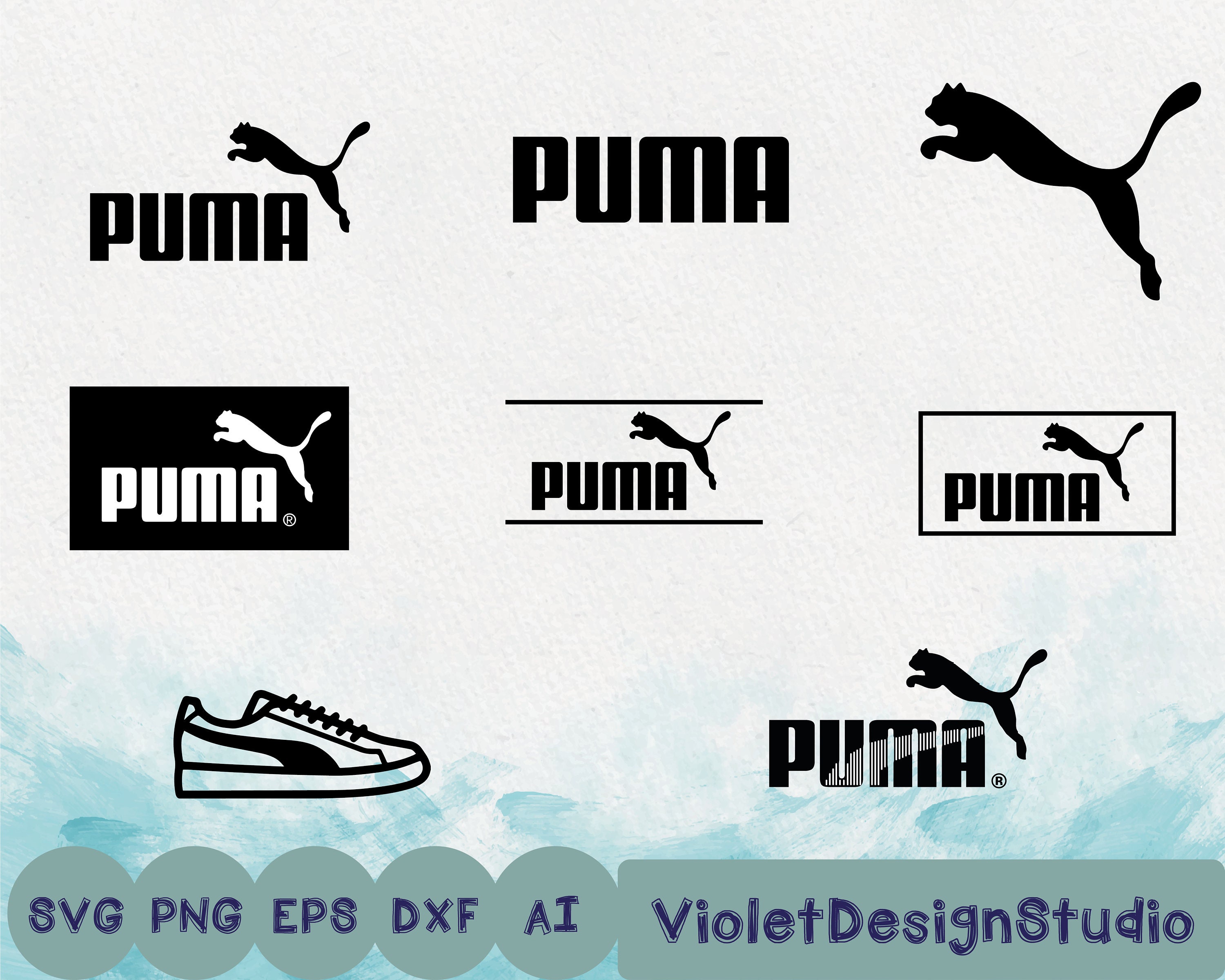 Puma Bundle Svg, Puma Logo Svg, Puma Brand Logo Svg, Fashion Logo Svg ...