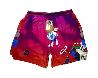 Trap Dropout Pink Graphic Soft Quick-Dry Shorts