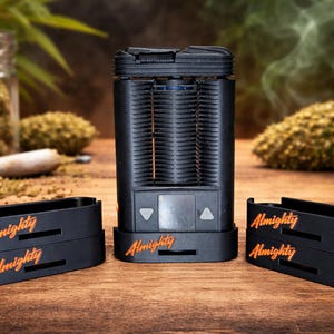 Supporto Onnipotente personalizzato stampato in 3D per vaporizzatori Mighty e Mighty+