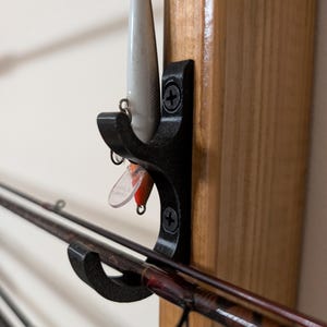 Fishing Rod Holders - Set of 5 Pairs (10 pcs) - Durable PETG - Wall Mount Rod Rack