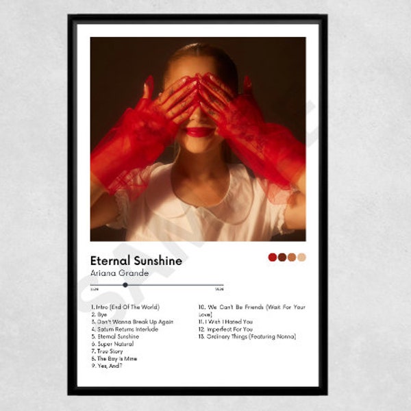 Ariana Grande Album Poster | Eternal Sunshine (DIGITAL DOWNLOAD)
