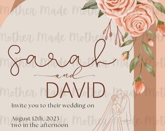 Editable Wedding Invitation template