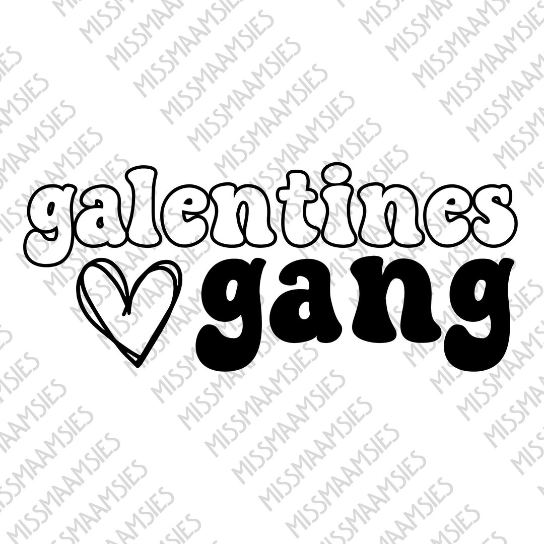 Galentines Gang V-Neck T-Shirt main image 0