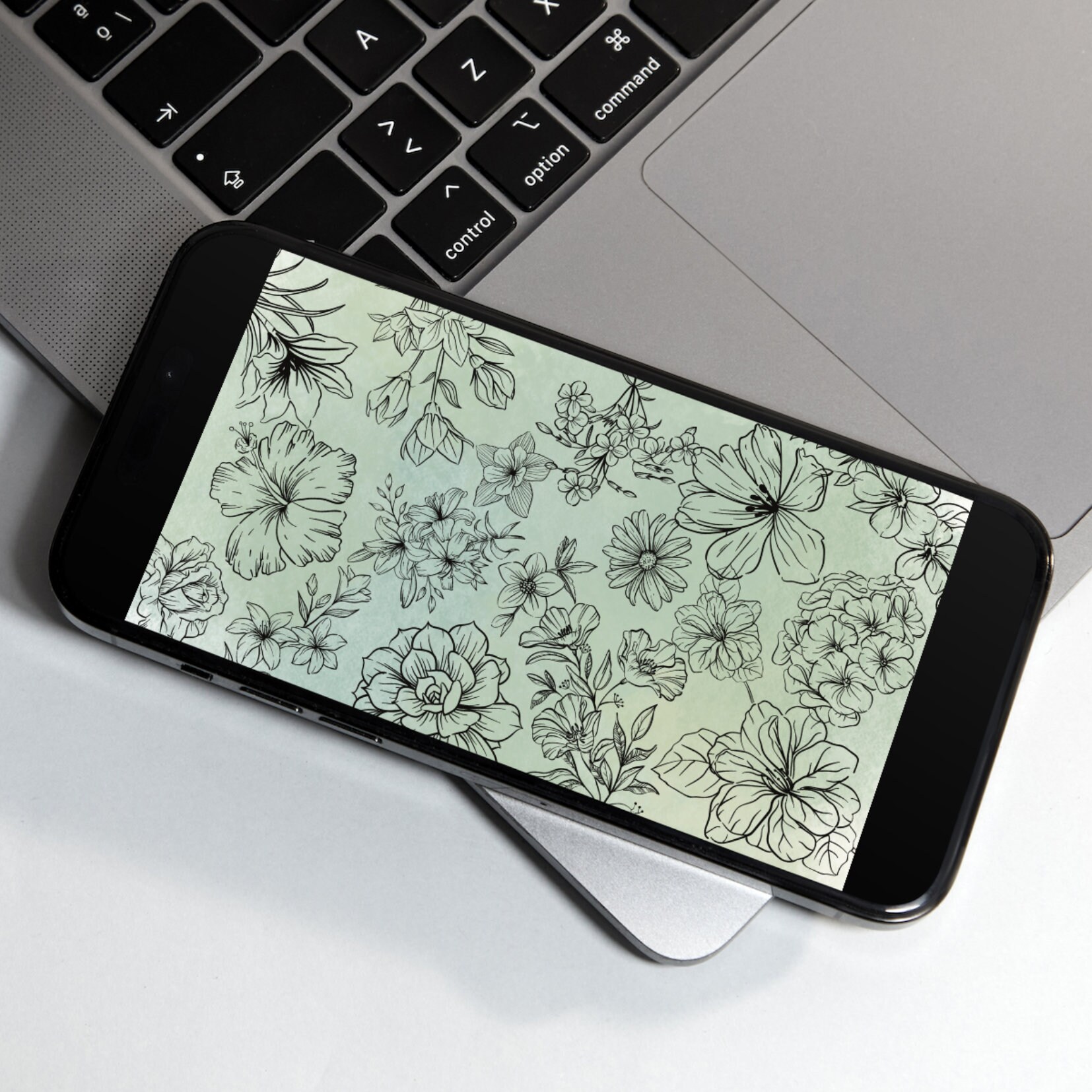5 Stylish Phone Wallpapers | Digital Download Bundle | Instant Phone