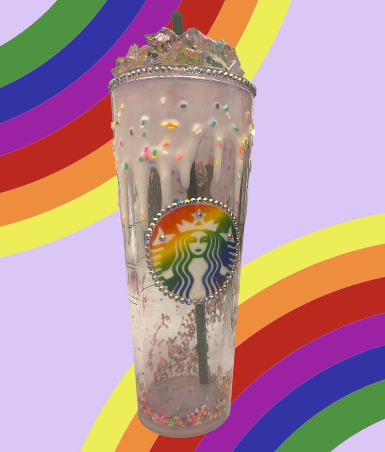 Starbucks Snow Globe Tumbler Etsy