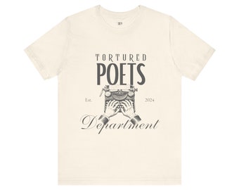 Typewriter | Tortured Poets Department | TS | Multiple Colors | Women's Jersey Short Sleeve Tee | Gift for women