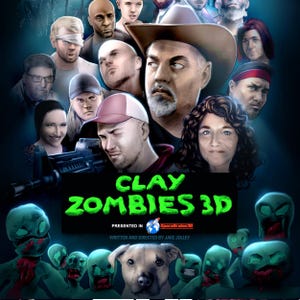 Clay Zombies 3D - Limited Edition Anaglyph 3D DVD