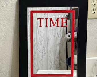 Wall Decor: Time Magazine inspired mirror