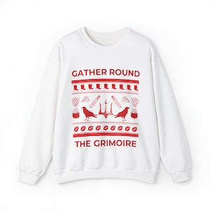 Blood On The Clocktower Inspired Holiday Sweatshirt Unisex Heavy Blend™ Crewneck Sweatshirt