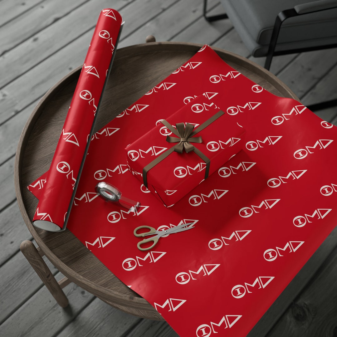 Delta Sigma Theta Wrapping Paper, Trendy Graphic HBCU D9 Sorority Paper, DST, Devastating Diva