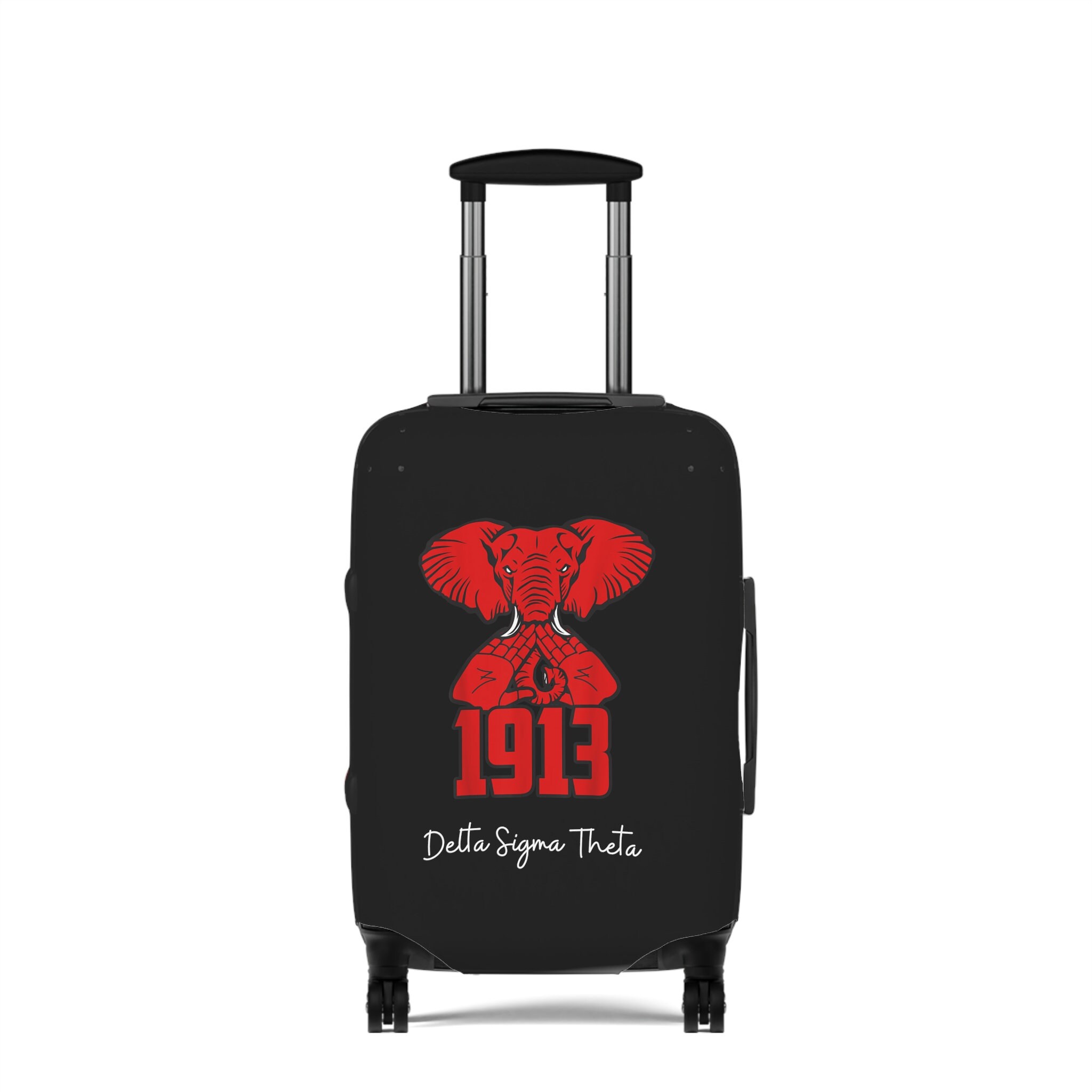 Delta Sigma Theta Luggage Cover Graphic HBCU Devastating Diva Etsy