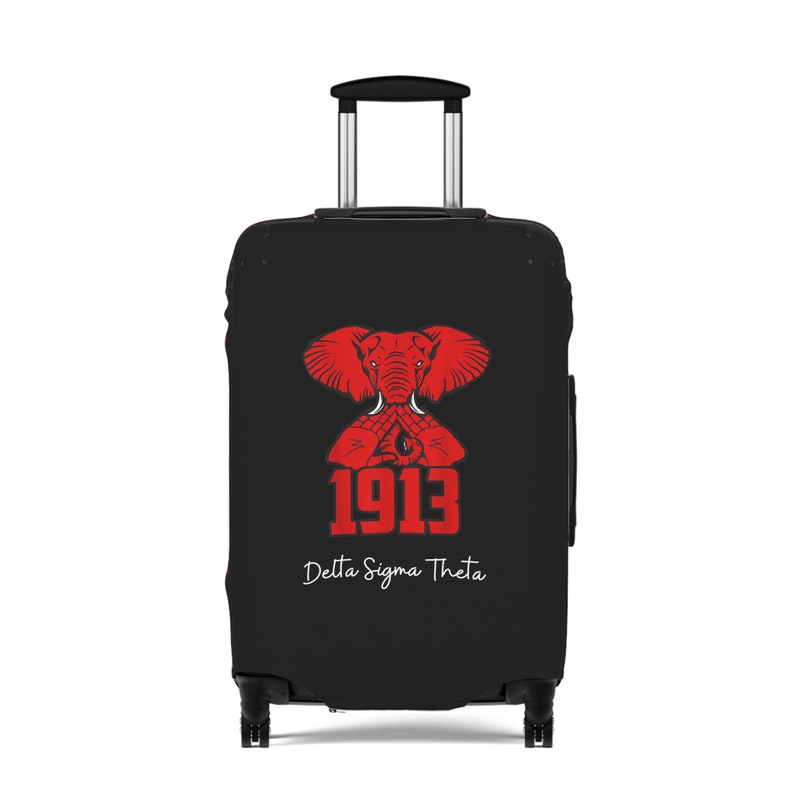 DELTA Sigma Theta Luggage Cover Graphic HBCU Devastating Diva Etsy