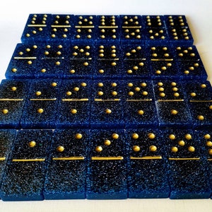 Double Six Dominoes Set - &quot;Midnight&quot;