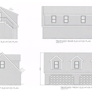 24&#39;x36&#39; GABLE ROOF PLANS with dormers 36&#39;x24&#39; gable roof plan 17-2436-gbl-d-1