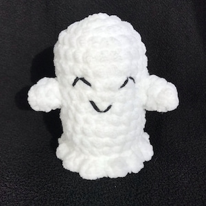 Stuffed Ghost Soft Plush Handmade Crochet Toy