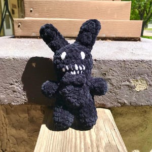 Shadow Bonnie RXQ Horror Game Soft Plush Handmade Crochet Stuffed Toy