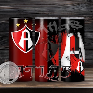 Atlas Tumbler Design - Sublimation Design - 20oz Skinny Tumbler - Tumbler Wraps - Tumbler Template, Novelty Design, Tumbler Shop, Futbol MX
