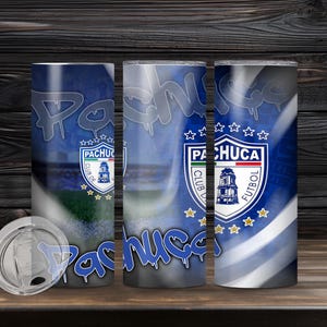 Pachuca 20 oz tumbler cup, Pachuca digital design, PNG, sublimation, 20oz Straight Sided, Digital File, Tumbler, Sublimation