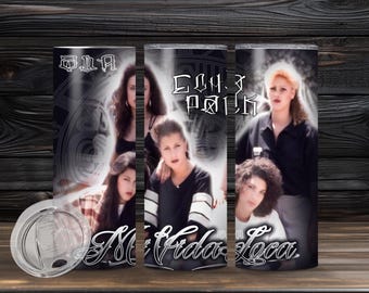 Mi Vida Loca Tumbler Wrap | My Crazy Life | Sublimation Tumbler Print | Love Hurts | Echo Park | Chicano Lifestyle