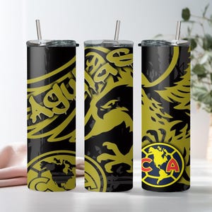 America Tumbler,Mexican Soccer Team, Tumbler Wrap,club America, tumbler, Soccer, Soccer Team, PNG